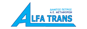 Λογότυπο Alfa Trans - Δαμίγος